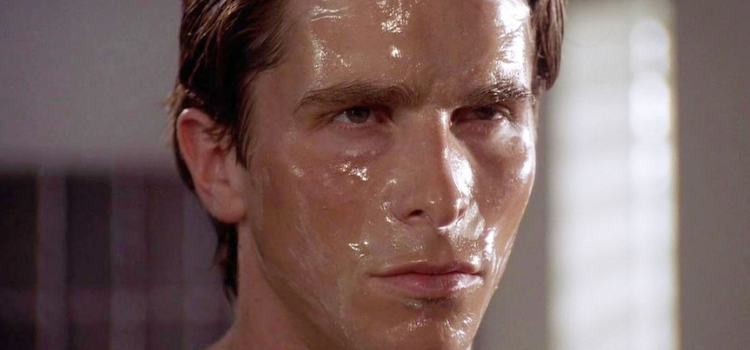 patrick bateman skincare routine from american psycho movie