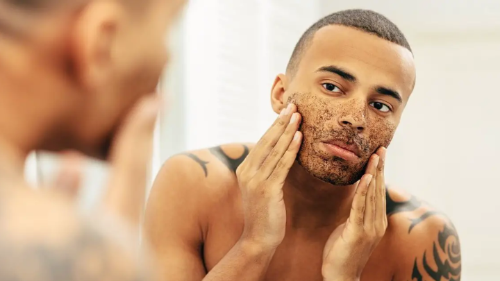 how to exfoliate skin men