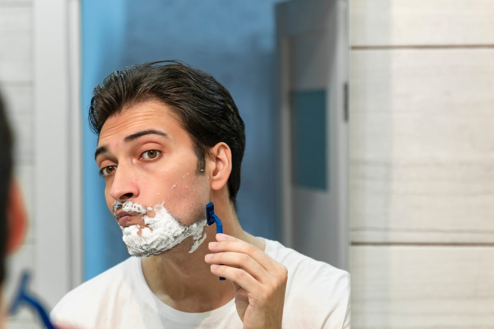 should i wash my face before or after shaving