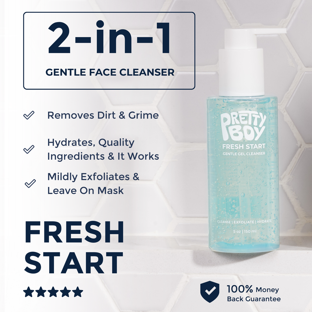 2 in 1 cleanser for hydration + exfoliation